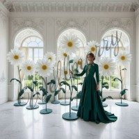 Ростовой цветок из бумаги "Ромашка"